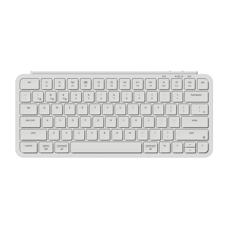 Ultraslankt Keychron B1 Pro 2.4G trådløst tastatur (hvidt) [B1P-K8].