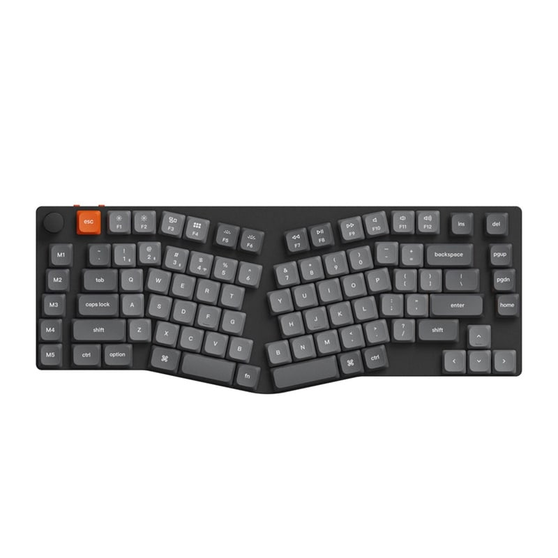 Keychron K15 Max Led Red Switch Trådløst lavprofiltastatur (sort) [K15M-A1].