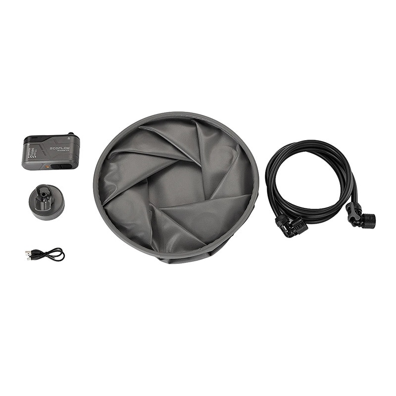 Rejsebruser Ecoflow Shower Kit.