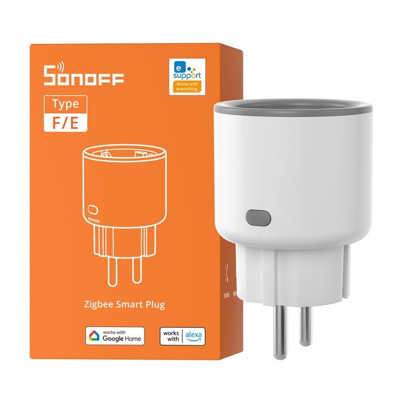 Sonoff S60ZBTPF ZigBee smart stikkontakt