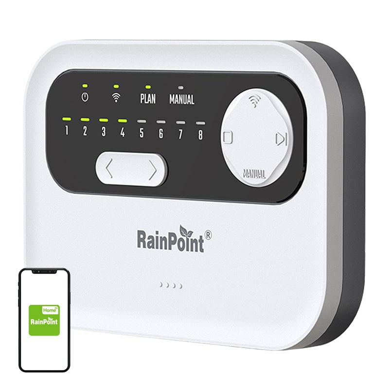RainPoint WiFi 8-zone sprinklerstyring