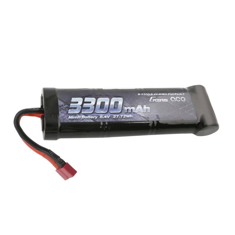 Batteri Gens Ace 3300mAh 8,4V NiMH Flat T Plug