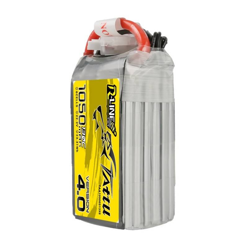 Tattu R-Line 4.0 1050mAh 22.2V 130C 6S1P XT60 batteri