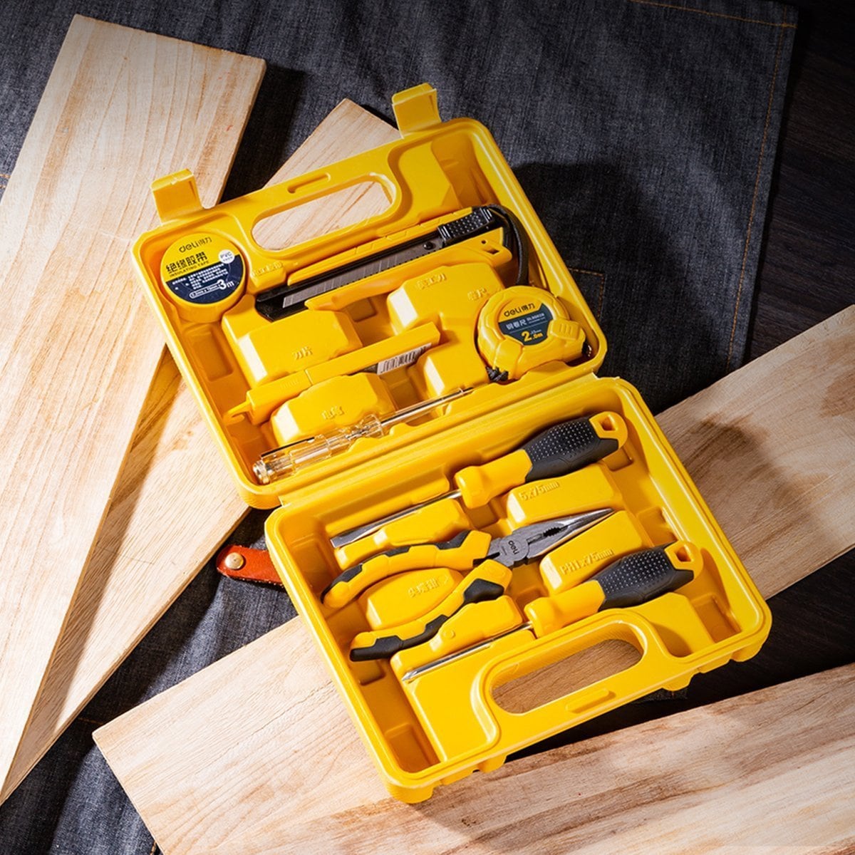 Husholdningsværktøjssæt 8 stk Deli-værktøj EDL1008J