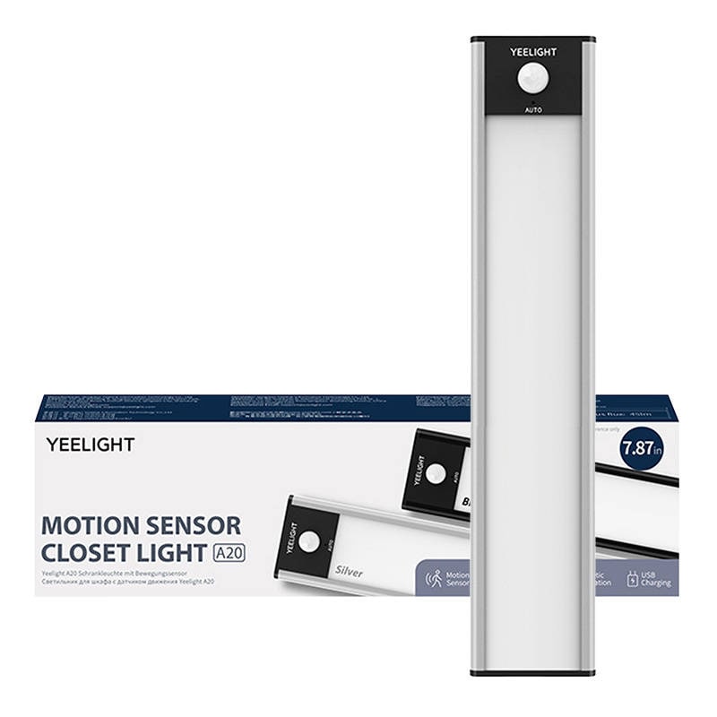 Yeelight skabslampe sølv 20 cm 2700K