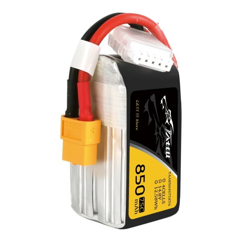 Tattu 850mAh 14.8V 75C 4S1P XT60 batteri