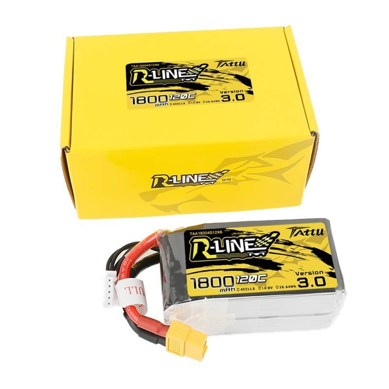 Batteri Tattu R-Line Version 3.0 1800mAh 14,8V 120C 4S1P XT60