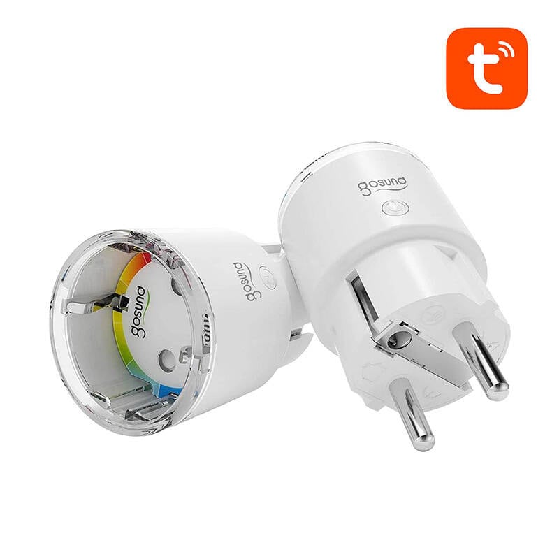 Gosund EP2 WiFi smart stikkontakt, 2 stk (to-pak) 10A Tuya