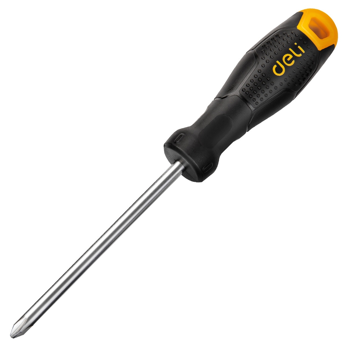 Philips Skruetrækker PH2x150mm Deli Tools EDL626150 (sort)