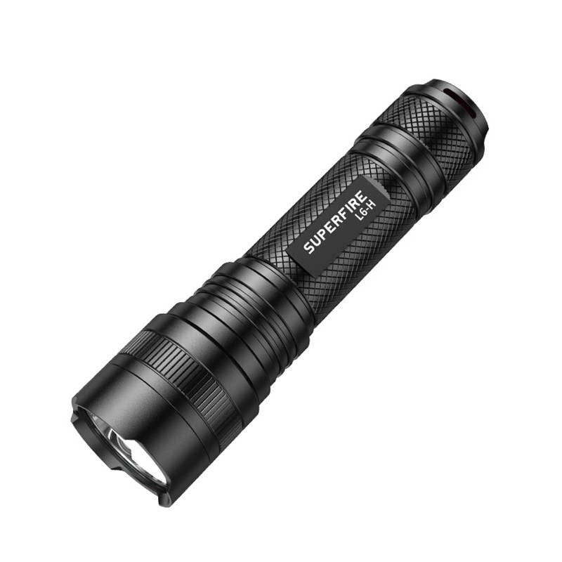Superfire L6-H lommelygte, 900 lm, 15W, USB-C, 5 tilstande