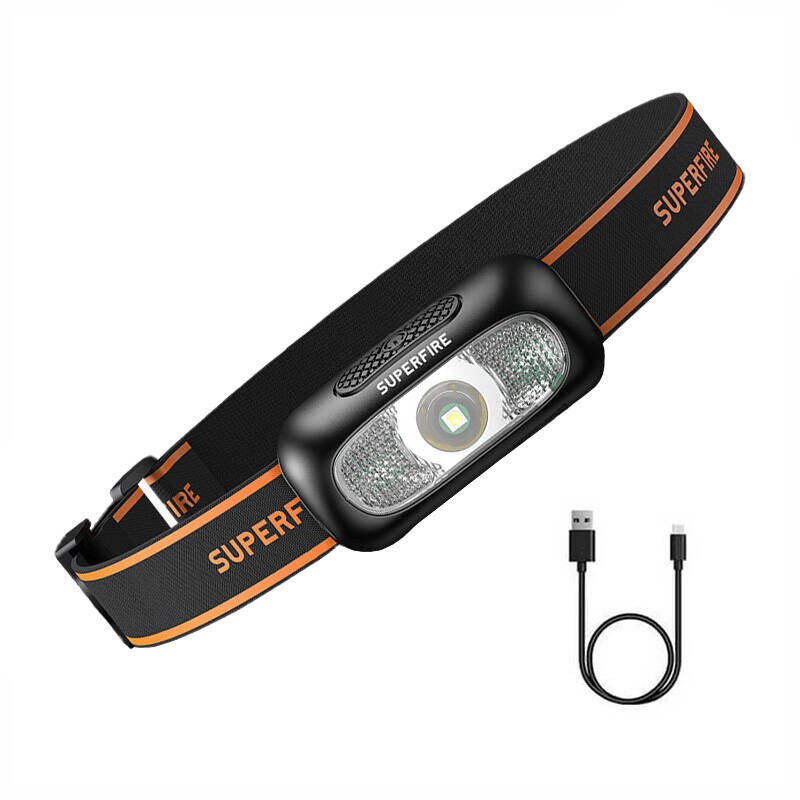 Forlygte Superfire HL05-D, 110lm, USB