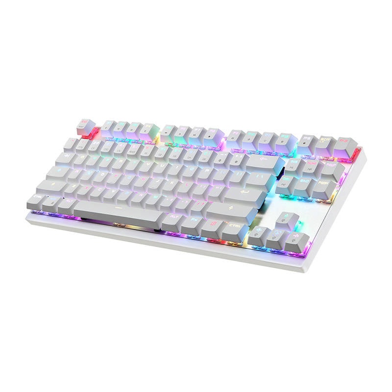 Motospeed K82 RGB mekanisk tastatur (hvid)