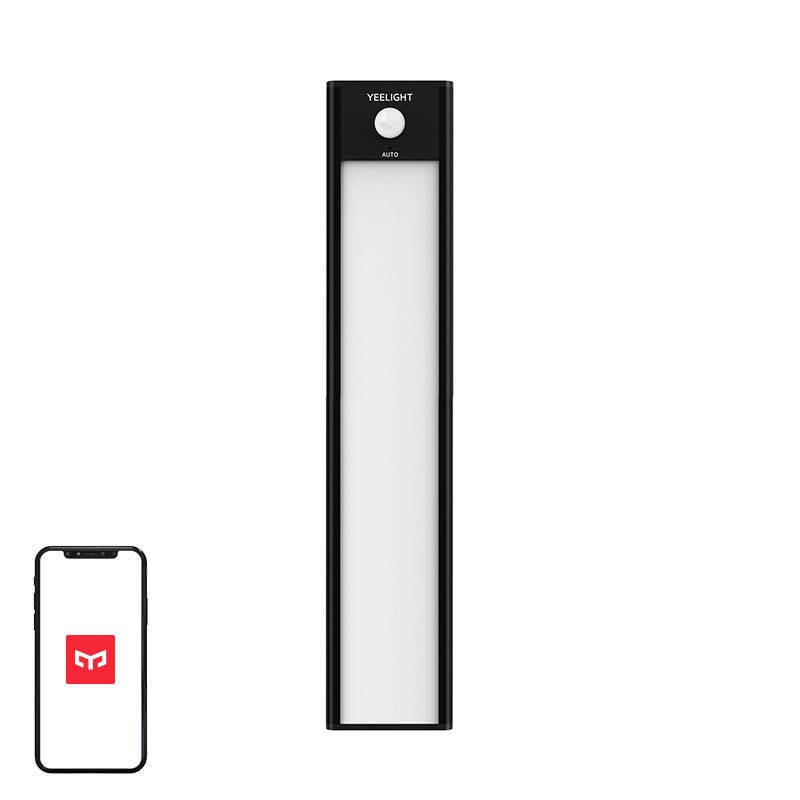 Yeelight skabssensorlys 20 cm - sort 4000 K