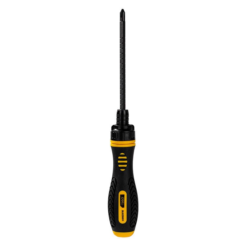 Skralde-skruetrækker Deli Tools EDL626011, 6/PH2x180mm