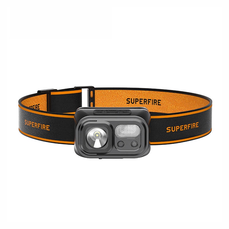 Superfire HL23 pandelampe lommelygte, 220 lm, USB-C, powerbank