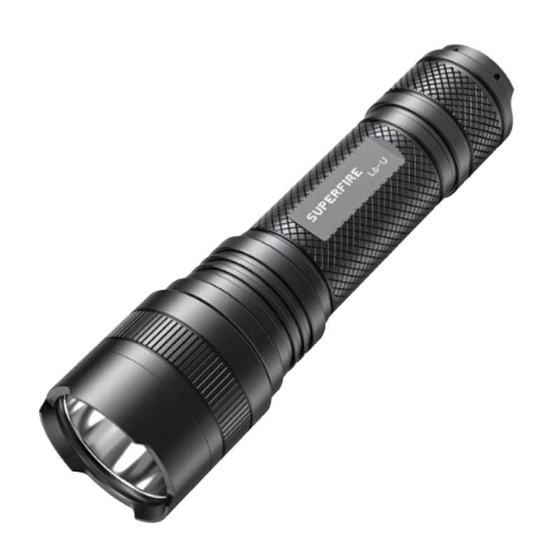 Superfire L6-U lommelygte - 1480 lm, 330 m, 5 tilstande, 20W, USB-C