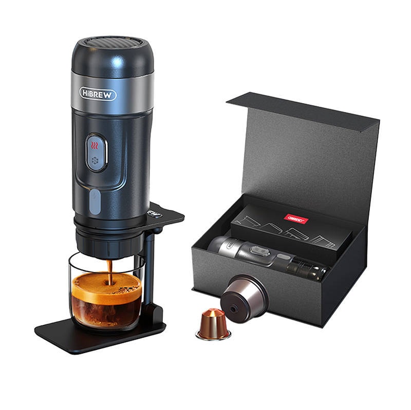 Bærbar 3-i-1-kaffemaskine med etui 80W HiBREW H4A