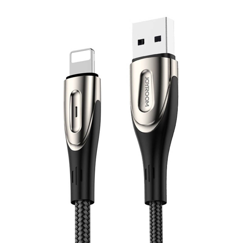 USB-kabel til Lightning Joyroom Sharp S-M411 2.4A, 3m (Sort)