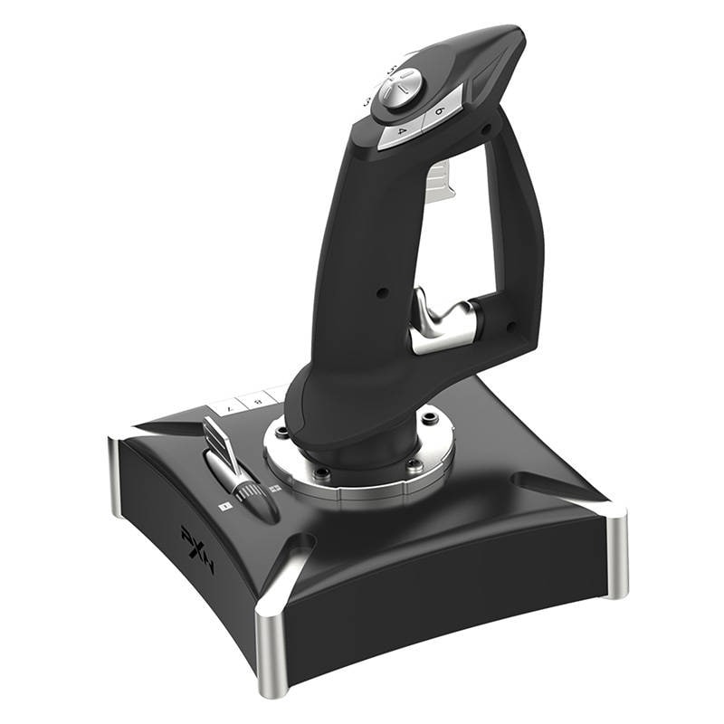 PXN 2119 PRO joystick flycontroller / flight joystick med gashåndtag / flykontrol til PC, PS4 og Xbox One