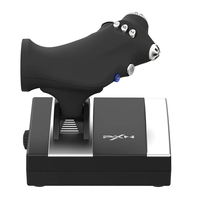 PXN 2119 PRO joystick flycontroller / flight joystick med gashåndtag / flykontrol til PC, PS4 og Xbox One