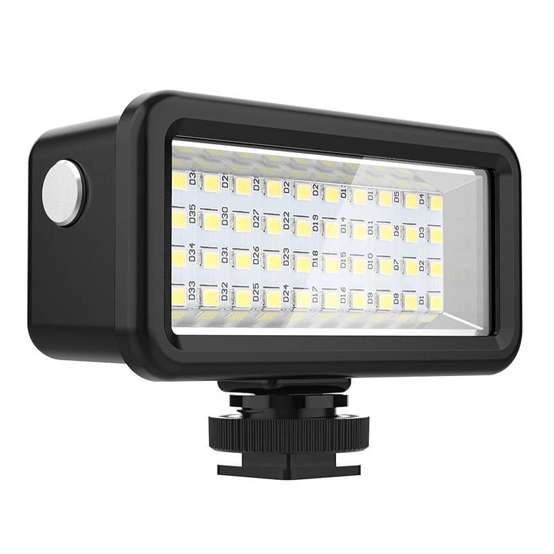 Vandtæt dykkerlampe Puluz LED 40m (sort)