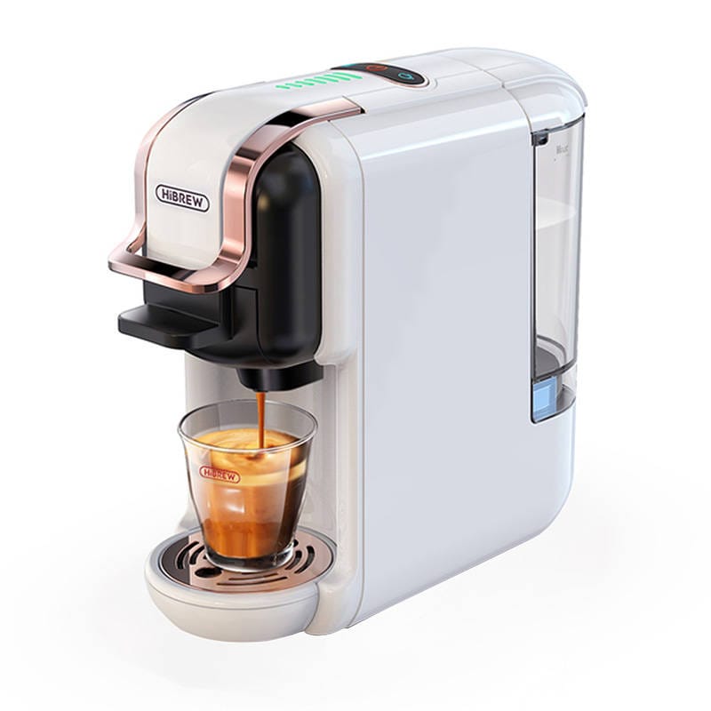 HiBREW H2B 5-i-1 kapselkaffemaskine (hvid)