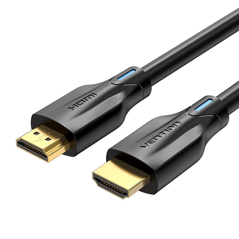 HDMI 2.1-kabel Vention AANBG, 8K 60Hz/ 4K 120Hz, 1,5m (sort)