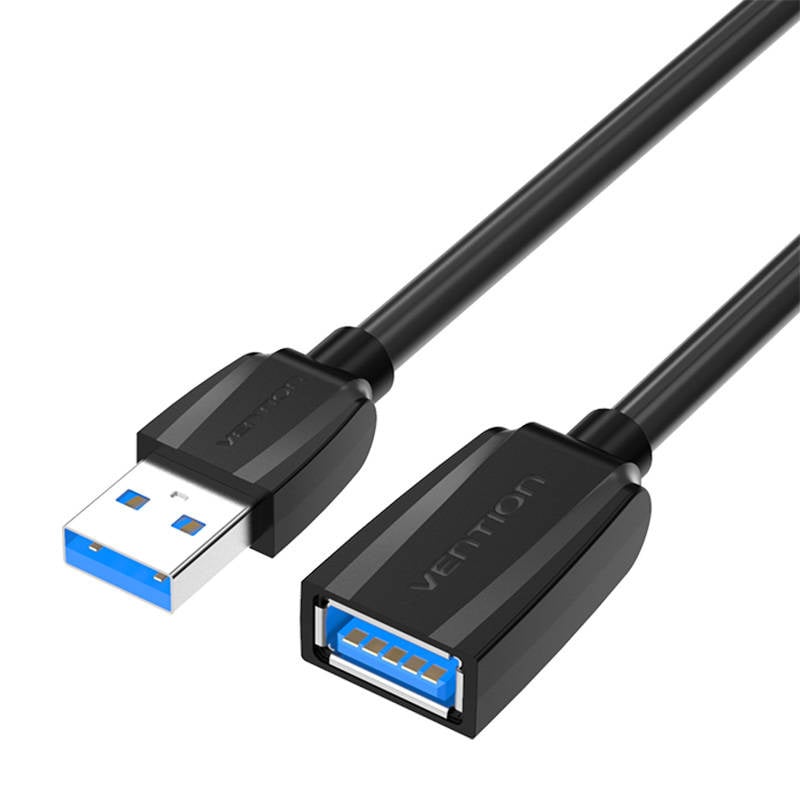 Forlængerkabel USB 3.0 han-USB til hun-USB Vention VAS-A45-B300 1 m (sort)
