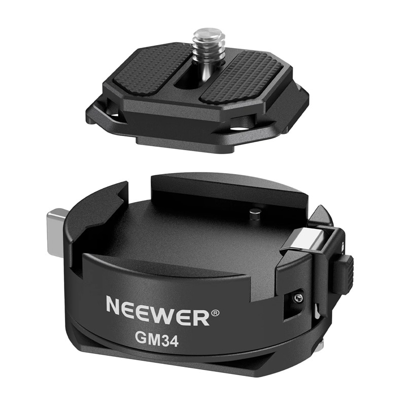 Neewer GM34 Arca-Swiss quick release og plade