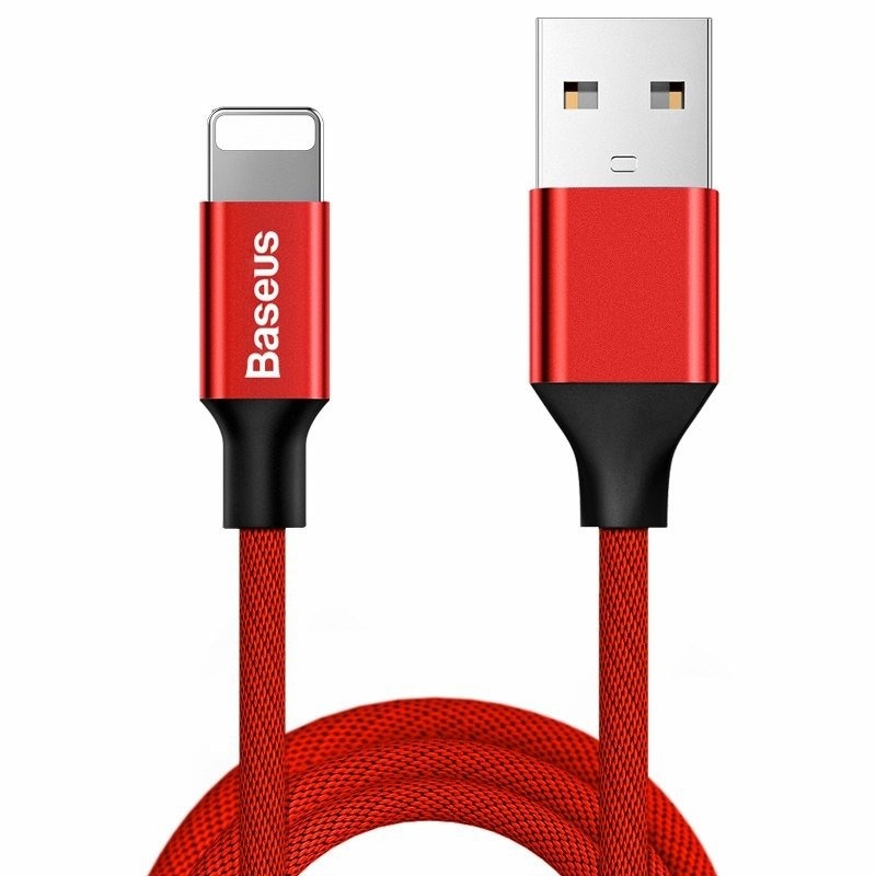 Baseus Yiven Lightning-kabel 180 cm 2A (rød)
