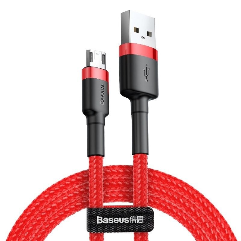Baseus Cafule Micro USB-kabel 2,4A 1m (rød)