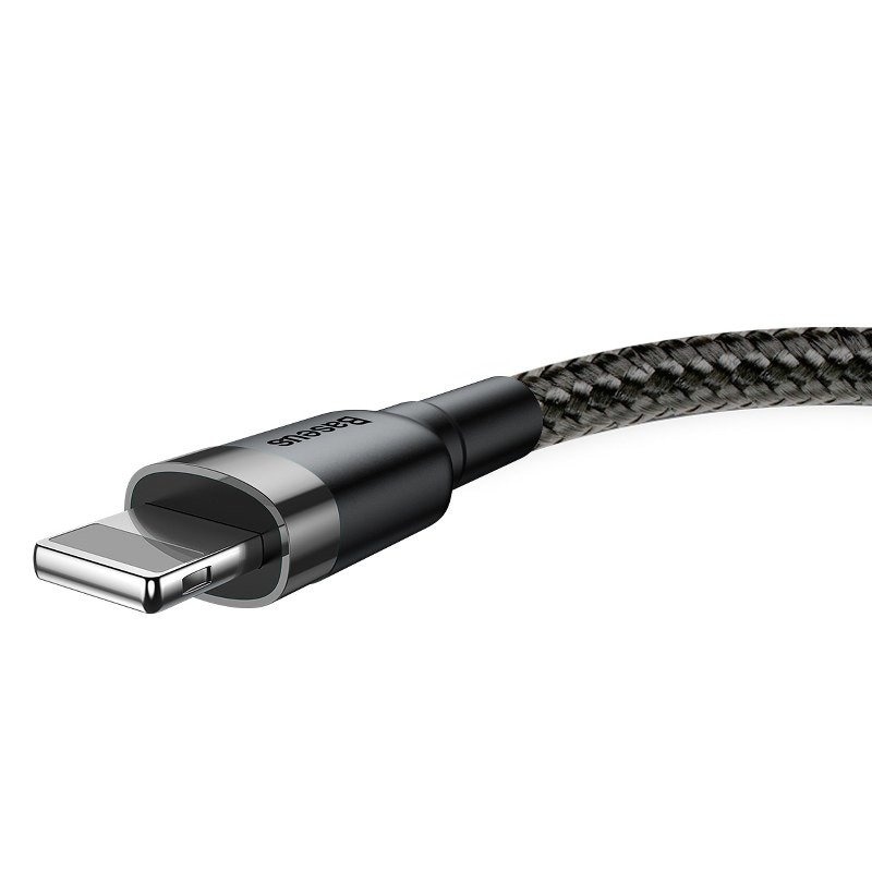 Baseus Cafule USB Lightning-kabel 1,5A 2m (grå+sort)