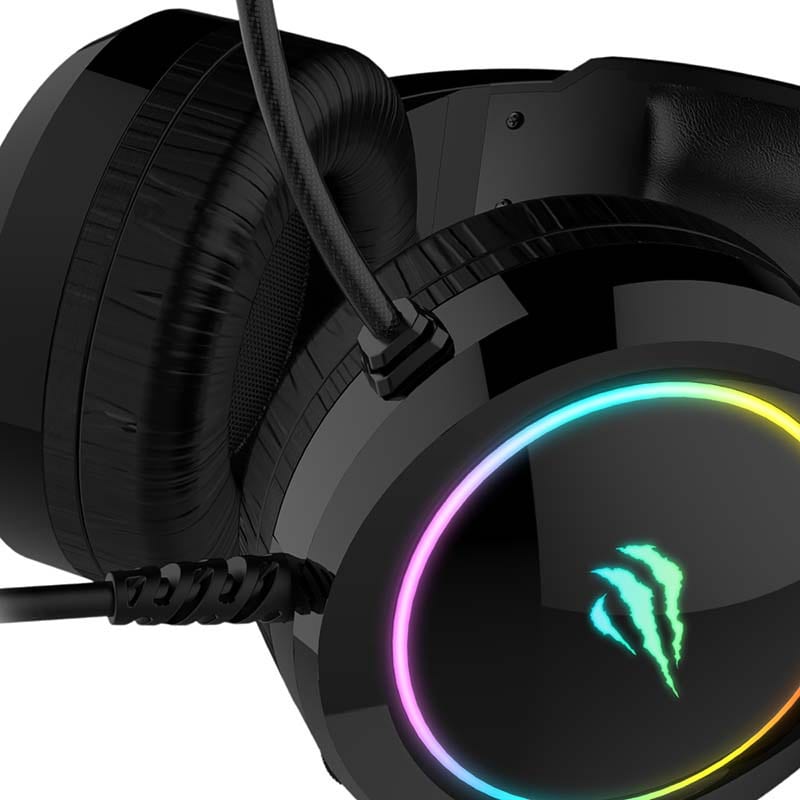 Gaming-hovedtelefoner Havit GAMENOTE H2232D RGB USB+3.5mm