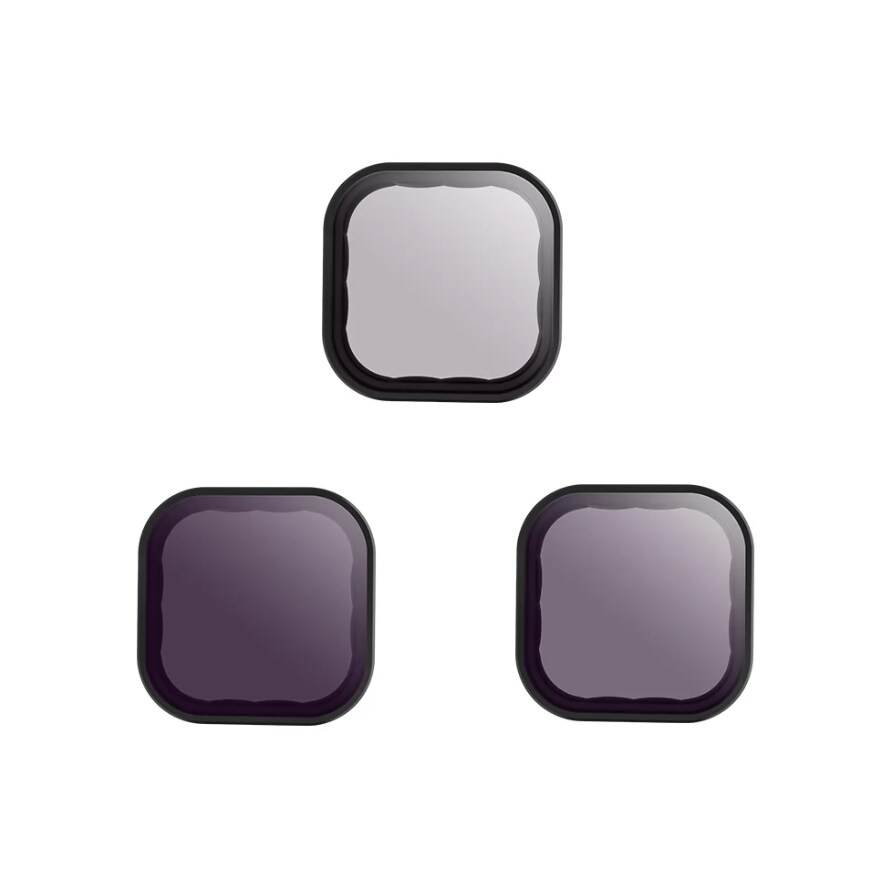 Telesin 8/16/32 ND-filter sæt til GoPro Hero 9 / Hero 10 / Hero 11 / Hero 12 / Mini (GP-FLT-902)