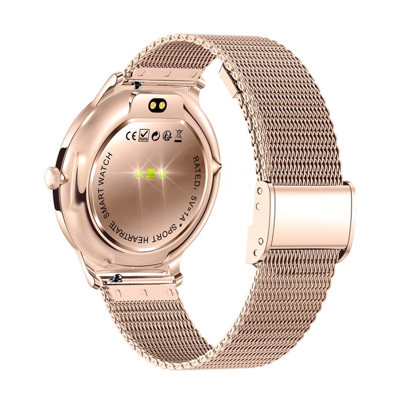 Colmi V89 smartwatch (rustfrit stål, guld)