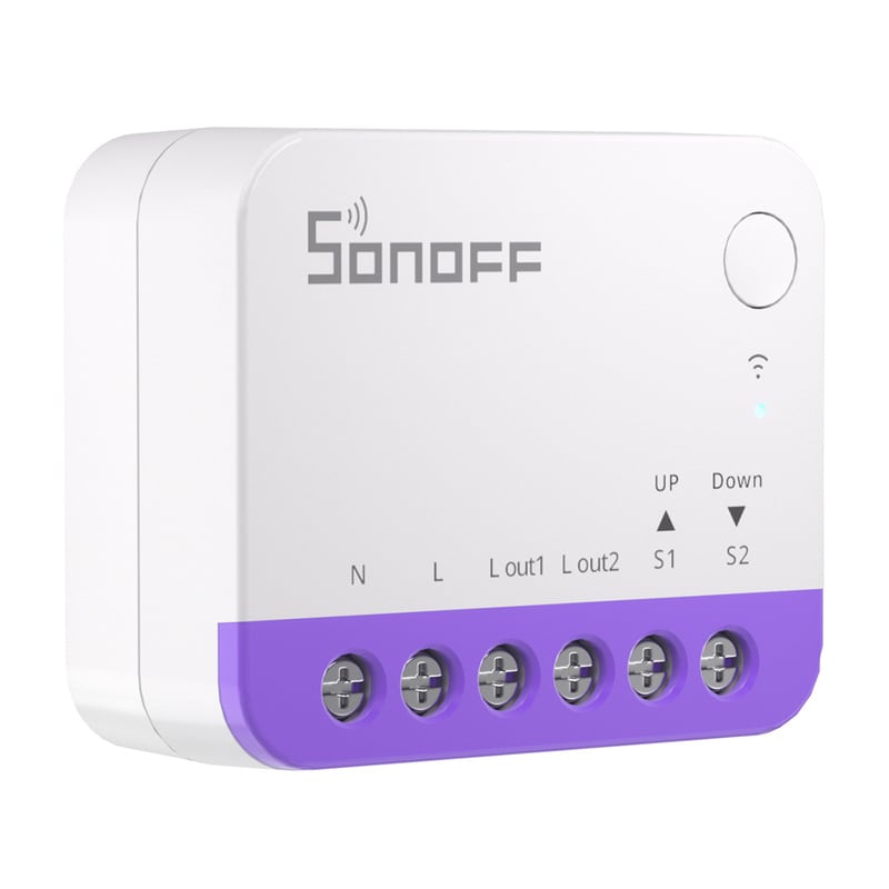 Sonoff MINI-RBS WiFi smart mini rulleskoddekontakt (2 stk.)