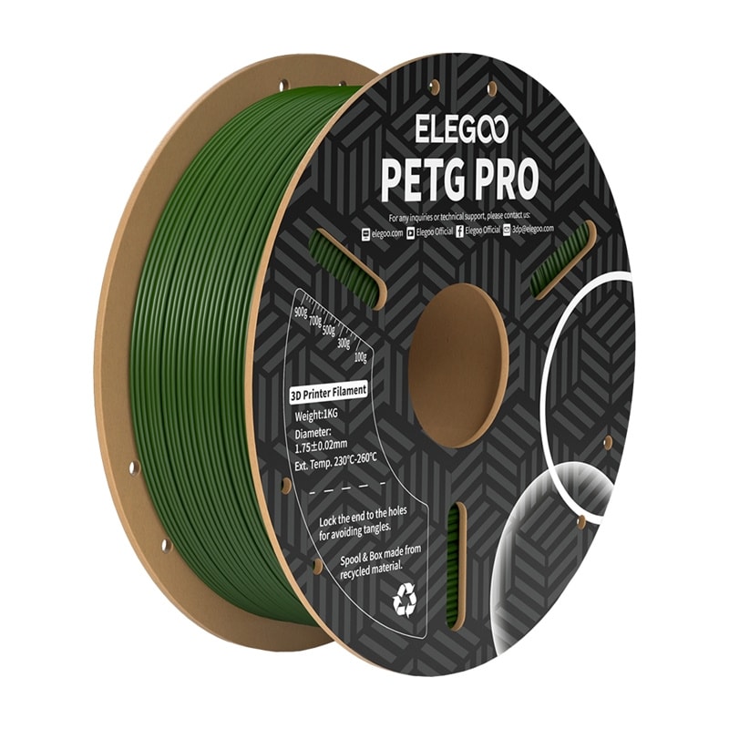 ELEGOO PETG Pro Filament (olivengrøn)