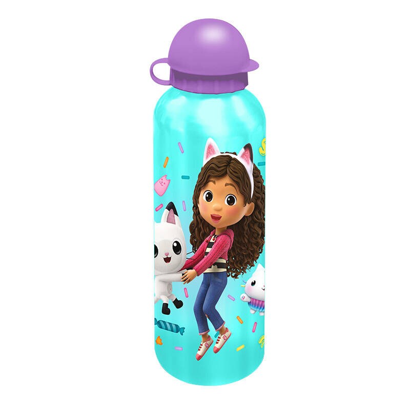 Vandflaske 500 ml Gabby's Dollhouse KiDS Licensing (turkis)