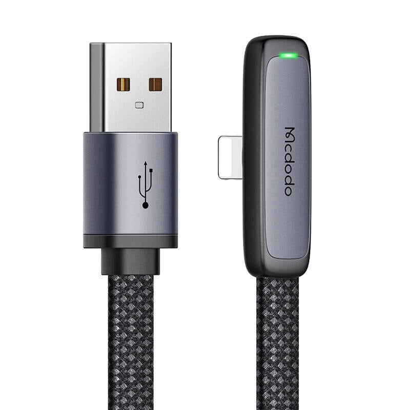 Mcdodo CA-2791 USB til lightning vinkelkabel, 1,8 m (sort)