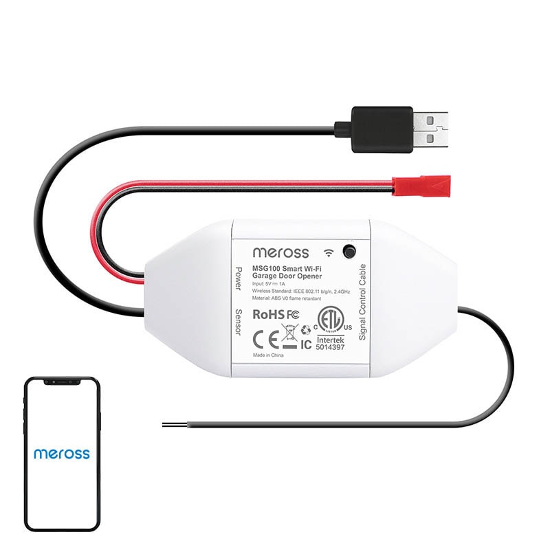 Meross MSG100HK smart garageportkontakt (HomeKit)