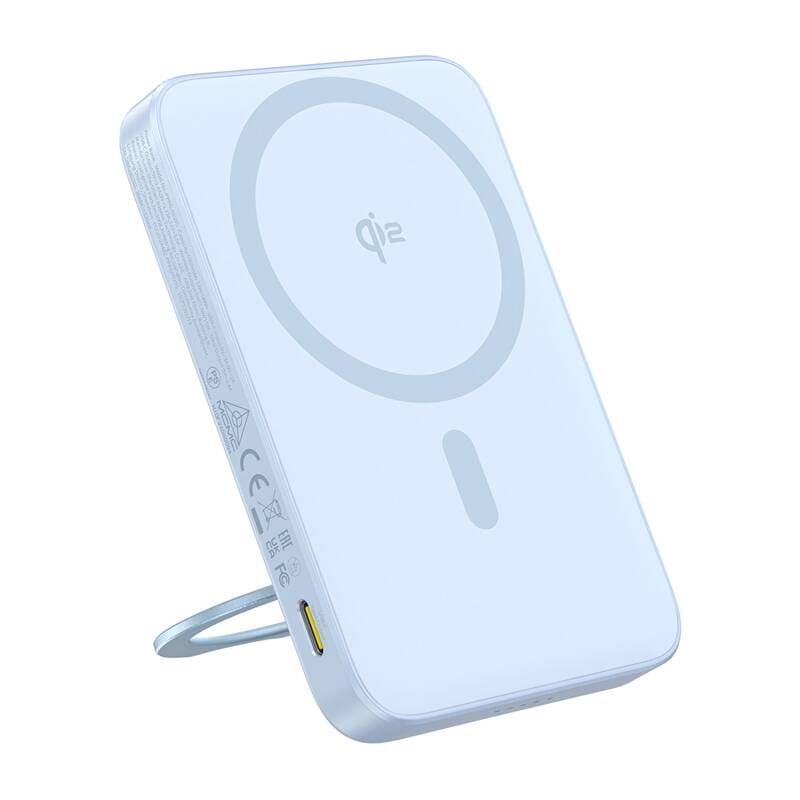 Baseus powerbank med stander PicoGo Qi2 5000mAh 20W (blå)
