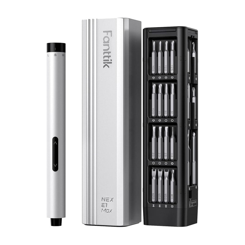 Fanttik E1 Max 3,7V(sølv) elektrisk skruetrækkersæt