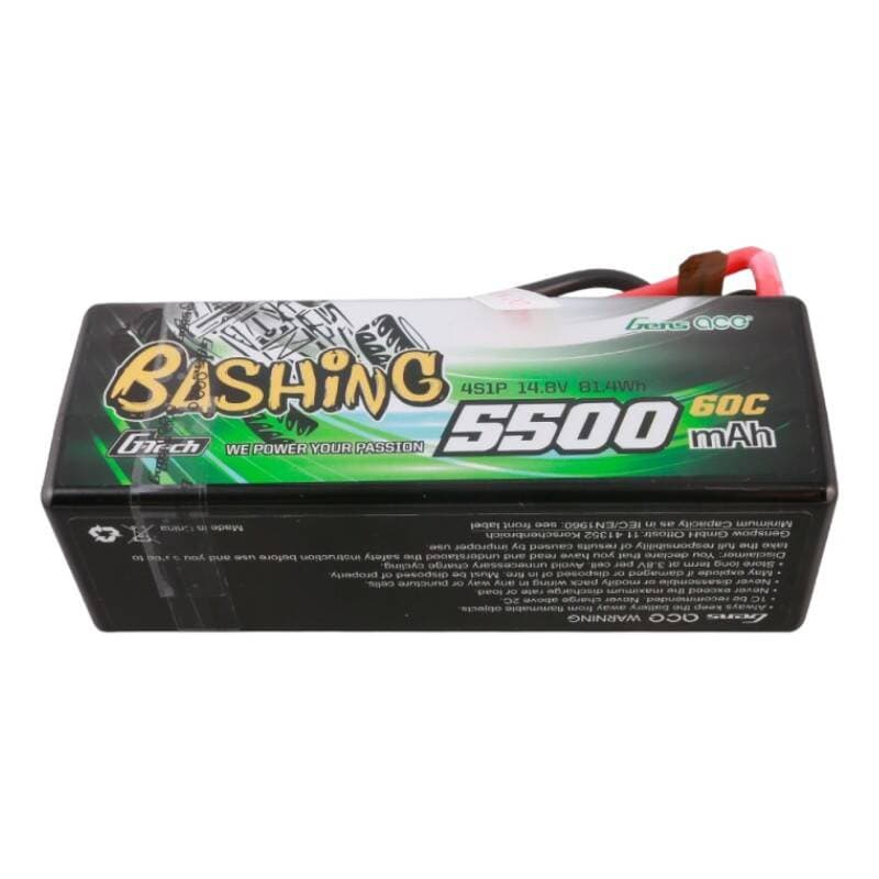 Gens ace G-Tech 5500mAh 4S1P 14.8V 60C HardCase RC bil Lipo Batteri