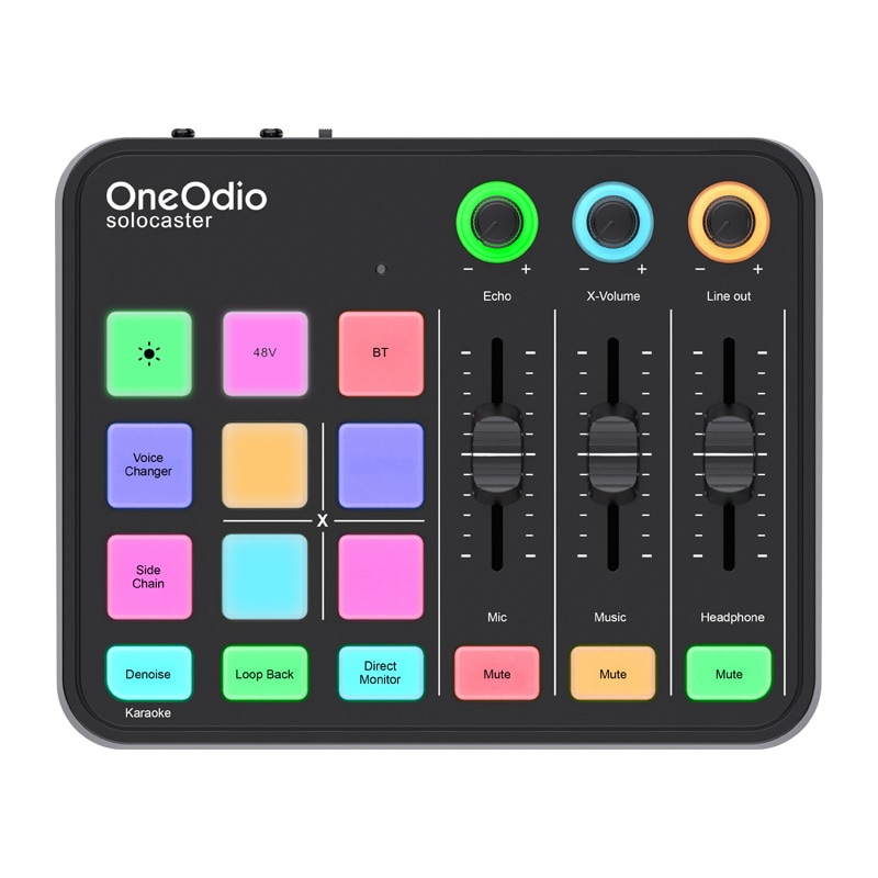 OneOdio Solocaster lydmixer og lydkort