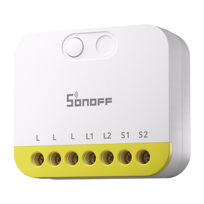 To-kanals minikontakt uden N Sonoff MINI-ZB2GS-L ZigBee