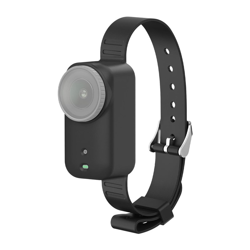 Silikone bånd / kæledyrskrave Puluz til DJI Osmo Nano (Sort)