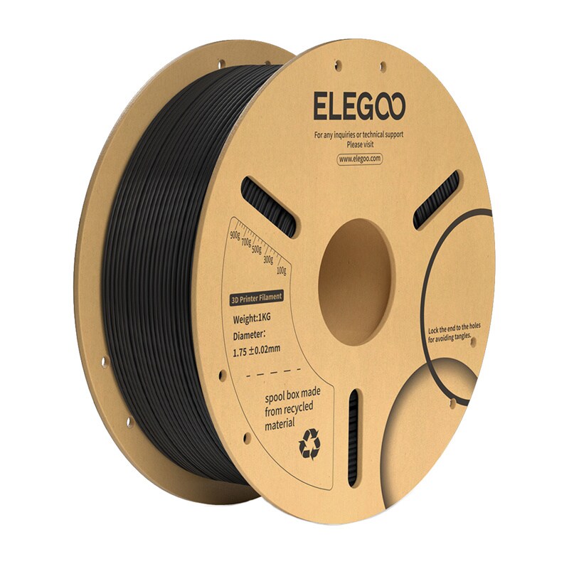 ELEGOO PLA+ Filament (sort)