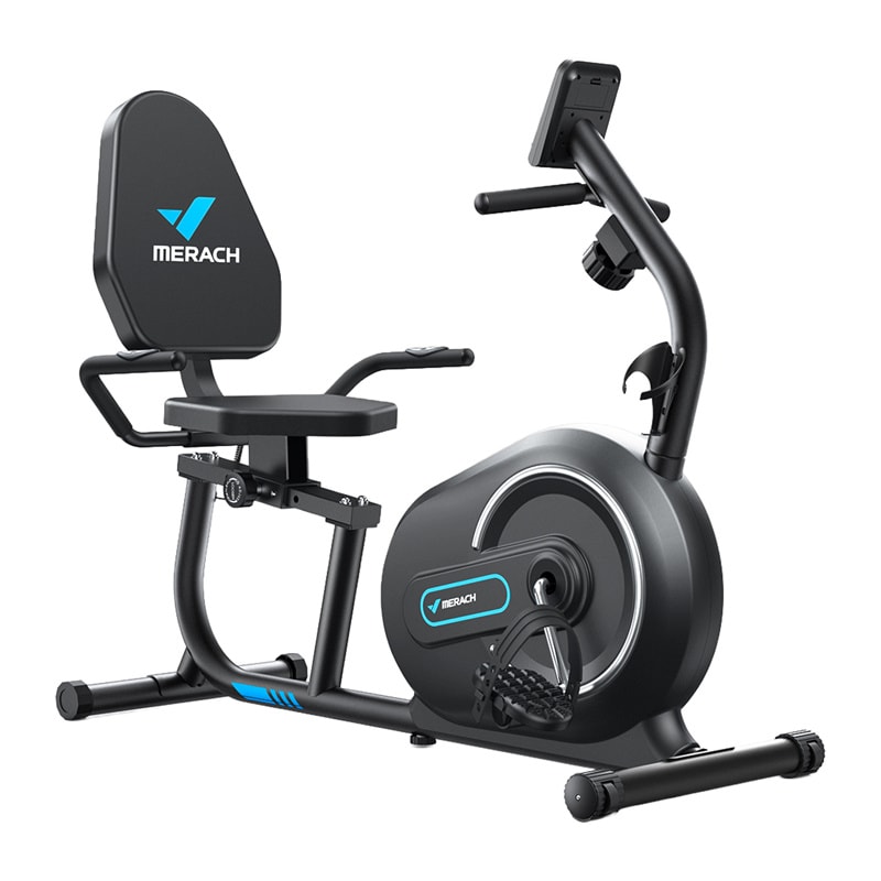 Product Image for MERACH MR-S08B1-EU liggende motionscykel (sort)