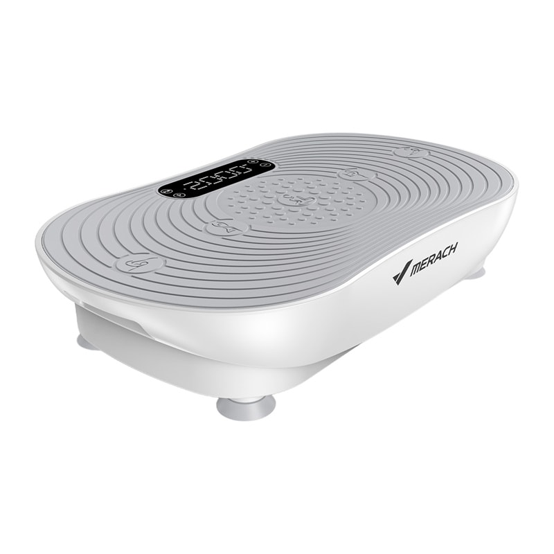 MERACH MR-2533W1-EU vibrationsplatform (hvid) / Vibrationsplatform til hjemmetræning