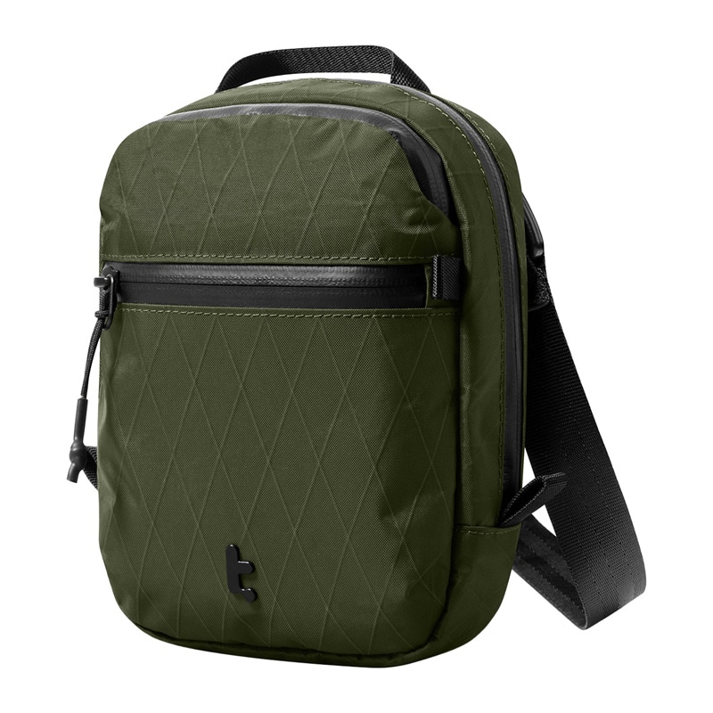 TOMTOC Aviator-T37 rejsetaske med skulderrem X-Pac 1,3L (grøn)